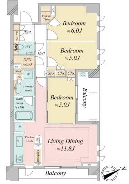 インペリアルガーデン 2階