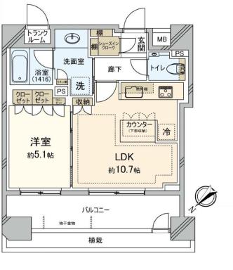 BELISTA小石川竹早町 1階