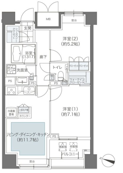 メゾンカルム本郷　1204