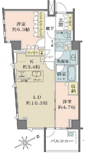 ブランズ文京小石川レジデンス 4階