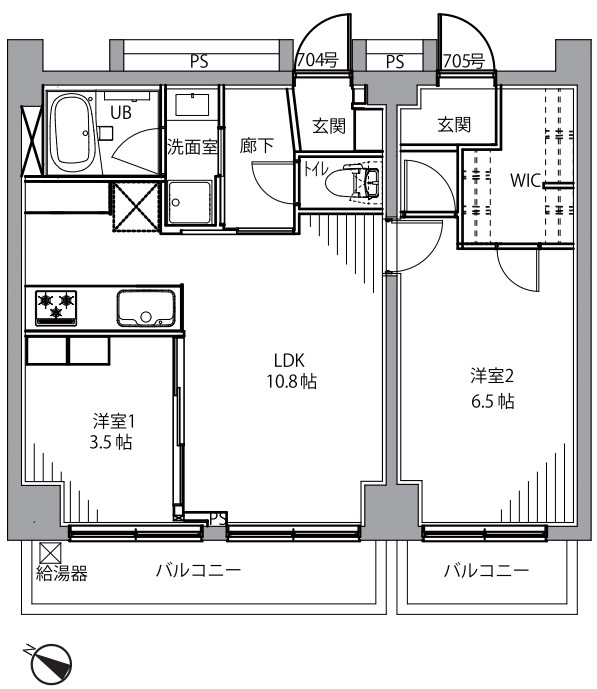 ヴァリエ後楽園 7階