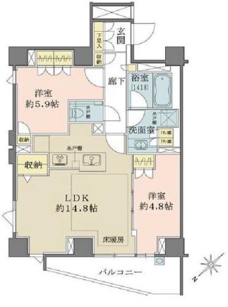 ブランズ文京小石川レジデンス 5階