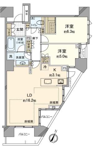 ルフォン文京本駒込 11階