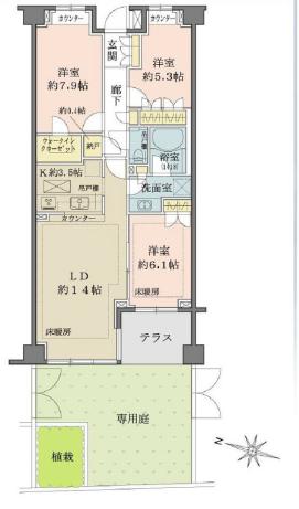 パークハウス千石丸山町 1階