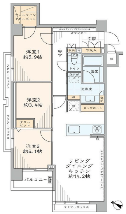 チサンマンション千石 2階