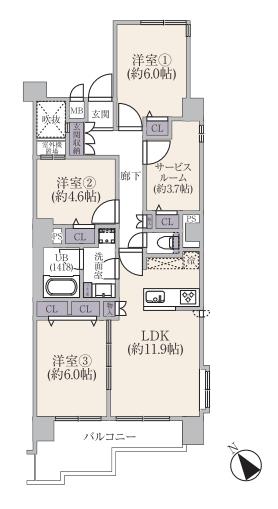 エニス小石川 4階