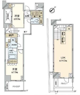 オープンレジデンシア小石川五丁目 1階